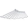 Hazet Set di chiavi combinate HAZET 600N/21| 21 utensili, uscita: doppio esagono esterno, larghezza delle superfici piane: 6 - 34 mm, gambo sottile con profilo a doppia T extra robusto.
