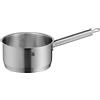 WMF Comfort Line - Casseruola con manico, 16 cm, senza coperchio, piccola 1,4 l, a induzione, in acciaio INOX Cromargan opaco, scalatura, impilabile, non rivestita