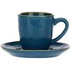 ROSE & TULIPANI MILANO Thun Rose & Tulipani - Tazza da Espresso con Piattino - Linea Concerto Blu AVO, Stoneware - Tazze Colazione - Stoneware - 90 CC