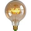 TIANFAN Lampadina a Led Vintage Alfabeto G125 Ciao Lampada da Tavolo Lampadina 4W Dimmerabile 220V E27 2000K Super Warm White