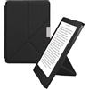 kwmobile Custodia Pieghevole Compatibile con Kobo Aura Edition 2 Cover - Cover Magnetica Pelle PU eReader con Stand - nero