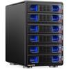 cenmate Enclosure per disco rigido da 6 alloggiamenti con ventola per 2,5/3,5 SATA HDD/SSD con USB A/C 3.2 Gen 2, supporta Hot Swappable, Daisy Chain Expansion, enclosure HDD senza attrezzi, DAS (NO RAID/NAS
