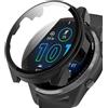 YealRed Custodia per Garmin Forerunner 965, Rigida in PC (Nero)