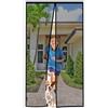 VitHom Zanzariera a chiusura rapida per porta del balcone, magnete con magneti più forti, 90 x 190 cm, senza foratura, nastro in velcro largo 3,8 cm, protezione dagli insetti, per porta del balcone, della