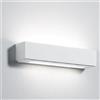 Applique in Gesso Pitturabile 2 lampade E14 da parete