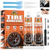ROFPM 2pcs Mastice per Riparazione Pneumatici, Sigillante Nero per Pneumatici, Kit Riparazione Pneumatici Macchina, Ripara Gomme Auto, Colla Adesive in Gomma, Kit Riparazione Gomme per Bici/Moto/Auto