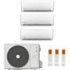 CLIVET Condizionatore trialsplit Cristallo 2 9000+9000+12000 btu inverter wifi 7,9 kw codice prod: IMA1-Y 27M(2) IMA1-Y 35M MU2-Y