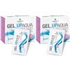 Deutera, Gel Up Aqua, Polvere gelificante addensante per liquidi e bevande a base di gomma di xanthan, per disfagia, 2x20 bustine da 3,5 gr (2 Confezioni, totale 40 bustine)