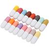 Sonew Mini Set di Rossetti 16 Colori, Capsule Durature Impermeabili Rossetto Opaco Lucido Lucidalabbra, Rossetto in Pillole per Donna Donna