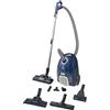 Hoover - Aspirapolvere a traino con sacchetto ottimale Power ultra silenzioso per peli di animali e contro le allergie. Aspirapolvere a traino + Accessori Bleu Nuit