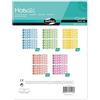 Maildor AE116O - Adesivi 3D MOSAÏC - 20 Fogli 16x21cm -PIERRES PRECIEUSES (2200 Adesivi)