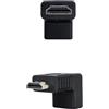 Mini adattatore compatibile HDMI HD4K maschio a Mini convertore connettore cavo femmina compatibile HDMI per Raspberry Pi 4 GoPro 15CM  7