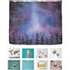 arteneur® - Tenda da doccia antimuffa, 240 x 200 cm, materiale riciclato Öko-Tex Standard 100, orlo zavorrato, non trasparente, impermeabile, lavabile, 16 anelli, motivo: galassia