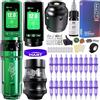 Dragonhawk Kit per Tatuaggi Fold Pro Year of Snake Edition Macchinetta Tatuaggio Senza Fili Tattoo Pen Mcore-C3, 3000mAh con 2 Batterie