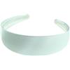 Glamour Girlz Cerchietto largo piatto molto forte, 4 cm, semplice, in raso, per modisteria, fai da te, modisteria, accessorio per capelli lungo e spesso, accessorio per capelli da donna (celeste)
