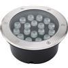 MIKOTR Faretti calpestabili per esterno IP68 impermeabile faretto incasso a terra 110-230V Ad alta potenza luci incasso pavimento esterno Acciaio inossidabile pieno 8 colori, 8 potenza(Colore:Bianco caldo 30