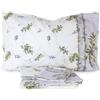 Laura Biagiotti hermet Laura Biagiotti, Set Lenzuolo Matrimoniale In Percalle di Puro Cotone, Completo Letto 2 piazze,Margot Blu, 100% Cotone, Lenzuolo Sopra, Lenzuolo con Angoli, Coppia Federe, Camera da Letto