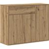 vidaXL Credenza Rovere Artigianale 88x30x70 cm in Legno Multistrato, armadietto, credenza, Armadio da corridoio, Buffet, Armadio da Cucina