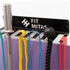 Fit Mitas Supporto per Materiale Sportivo | Rack di Stoccaggio Pesi | Organizzatore Rack Palestra | Supporto Tappetino Yoga | Supporto da Parete per Fasce Elastiche | Organizer per Barre Pesi e Manubri