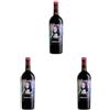 Monnalisa Sangiovese Superiore Riserva Romagna DOC, Vino Rosso dal Gusto Morbido e Rotondo con Note Legnose e Profumo Fruttato, 15% Vol., Bottiglia da 750 ml (Confezione da 3)