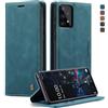 owlhold Cover Samsung A33 Custodia Magnetica Portafoglio Flip[Antiurtoo][Cavalletto][Carta Fessura] Cover Pelle per Samsung Galaxy A33 5G -Blu verde