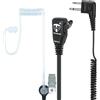 TechSide Auricolare compatibile per Motorola DP1400 CP040 GP300 GP88 Walkie Talkie Radio, G Shape, Auricolare con Microfono e PTT per la Protezione del Corpo (1 pezzo)