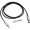 Yizhet Cavo di Ricambio Audio Cavo di Prolunga Compatibile con Cuffie AKG K240 K240S K240MK II K141 K171 K181 Q701 K702 K271s K271 MKII M220 e Pioneer HDJ-2000 Jack 3,5mm (1,2 m)