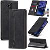 Jasonyu Cover per Huawei Mate 20 Lite, Portafoglio PU Pelle, Nero | Flip Libro, Slot Porta Carte, Magnetica, Funzione Supporto, TPU Antiurto Custodia