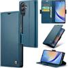 Rerzoiro Cover per Samsung Galaxy A34 5G Custodia Portafoglio [Blocco RFID] Premium Pelle PU Wallet Case Flip Libro con Porta Carte Slot Supporto Flip Case per Samsung Galaxy A34 5G, Blu