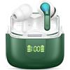 Ordtop Cuffie Bluetooth, 2025 Auricolari Bluetooth 5.4 con 4 HD ENC Cancellazione Rumore Mics, 40 Ore HiFi Stereo Cuffie Wireless con LED Display USB-C, IP7 Impermeabili Cuffiette Bluetooth per Android/iOS