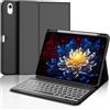 FOGARI Tastiera per iPad Air 11 M3 2025/M2 2024, Keyboard Retroilluminata Italiano, Bluetooth Rimovibile Custodia con Tastiera per iPad Air 6 Generazione 11 Pollici 2025/2024, Nero