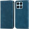 Cracedily Cover per Honor X8B Case, Custodia Cover Pelle Premium Portafoglio con Porta Carte Magnetica Supporto Protezione Flip Case Custodia per Honor X8B, Blu-verde
