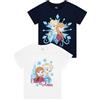 Disney Maglietta 2 Pacchi Maglietta Bambina | Frozen Abbigliamento Bambina | Multicolore 7-8 Anni