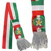 BrolloGroup Fascia da Sindaco Tricolore Modello Repubblica Frangia Oro o Argento Con Inserti Frange 100% Made in Italy | Personalizzabile con Stampa PS 04627