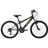 Atala, INVADER bicicletta bambino bici 24'' mtb mountain bike per eta' 8,9,10,11 anni (nero)