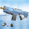 YeahBoom Pistola ad Acqua Elettrica,Pistole ad Acqua Autoadescanti,Fucile ad Acqua Potente con Colorato Luci,giocattolo a spruzzo a batteria con serbatoio,per Feste Estive in Piscina Spiaggia (blu scuro)