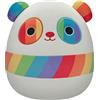 Squishmallows Panda arcobaleno Sarakee Pride, 30,5 cm, peluche ufficiale Kelly di medie dimensioni
