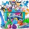 YOPINSAND Monster Slime Kit, Galaxy & Glow in The Dark Slime Making Kit per bambini 3-12, Laboratorio Creativo per Fabbricare Slime con Accessori - DIY Slime Bambini Ragazze Gioco Giocattoli Bambina Regalo
