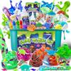 YOPINSAND Slime Kit Dinosauro, Galaxy & Glow in The Dark Slime Making Kit per bambini 3-12, Laboratorio Creativo per Fabbricare Slime con Accessori - DIY Slime Bambini Ragazze Gioco Giocattoli Bambina Regalo