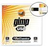 PixelClassics GIMP Photo Editor 2025 - Compatibile con Adobe Photoshop Elements CC CS6 CS5 15. Software di editing di immagini e professionale su USB per Windows 11, 10, 8, 7, Vista XP PC e Mac abbonamento gratuito