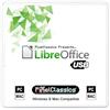 PixelClassics LibreOffice 2025 Home and Student 2024 Professional Plus Business Compatibile con Microsoft Office Word Excel PowerPoint Adobe PDF Software USB per Windows 11 10 8 7 Vista XP 32 64-Bit PC & Mac OS X
