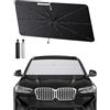 SHAOHAO Compatibile con BMW X3 G45 G48 2025 Facelift parasole auto auto parabrezza anteriore pieghevole protezione UV parasole in tessuto antipiega BMW G45 accessorio