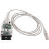 Yctze J2534 MINI Cavo VCI Cavo Diagnostico OBD2 in Plastica per KLine ISO 9141, KWP 2000 ISO 142304 con Cavo Scanner Diagnostico USB CD