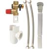 SOMATHERM FOR YOU - Kit Sicurezza Inox, Gruppo NF 20/27, Sifone 26/34, Tubo Scarico Estensibile, Scaldabagno, Installazione Facile, Accessori Sanitari, Acqua Aggressiva