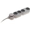 Zenitech Home, Inizio blocco 4X16A tra l'Argento HO5VVF 3G1 Cavo 1,5m - con spina parafoud, B00ZXJ0X2S