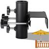 XINSUO Supporto per Ombrellone da Balcone, per Terrazze, Ombrellone da Balcone, Rettangolare, Morsetto Regolabile, per Area di Serraggio 63 - 20 mm, Diametro Ombrello 23 - 38 mm