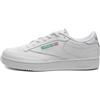 Reebok Club C 85, Sneaker Unisex - Adulto, Bianco Intense White Royal Gum, 42 EU