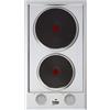 Beko HDCE 32201 X Piano Cottura Elettrico 2 Fuochi 30 cm colore Inox