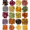 SERAOKICKY 20Tipi di Fiori Secchi Erbe e Fiori Secchi Set Fiori Multipli Naturali Profumi di Boccioli di Rosa Lavanda Gelsomino Crisantemi per Produzione di Candele Sapone Gioielli in Resina Aroma Bombe da Bagno