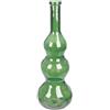 GILDE Vaso Balleros in vetro - forma panciata - verde - altezza 75 cm x diametro 27 cm - vaso decorativo